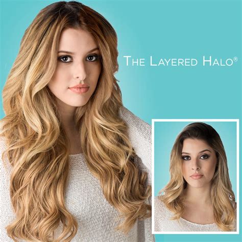 Halo Couture Hair Extensions 18 Layered Halo 100 Remy Human Hair Ebay