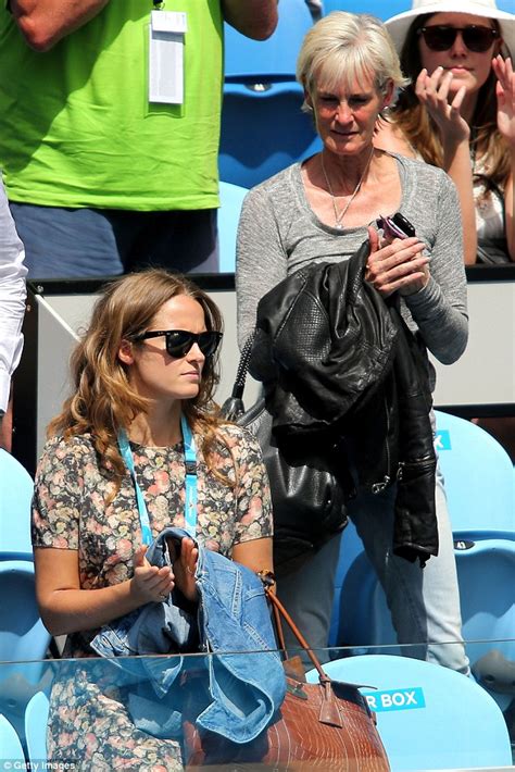 Judy Murray Supports Son Andy At Australian Open Daily Mail Online