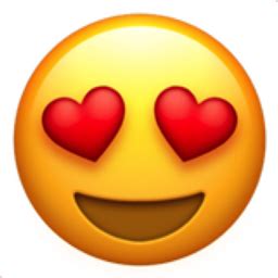 Heart eyes emoji, emoji heart iphone love, emoji, smiley, sticker, emoticon png. Smiling Face with Heart-Eyes Emoji (U+1F60D)