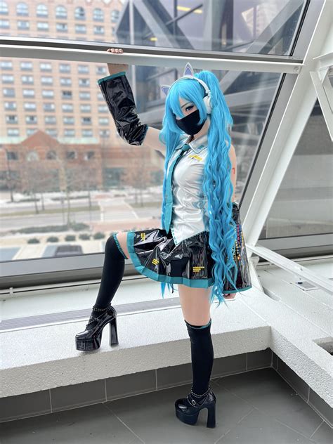hatsune miku cosplay by me p r vocaloid