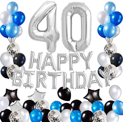 Buy 40th Birthday Decorations Birthday Party Supplies Set Party