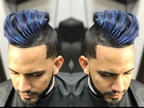 Blue Black Hair A Classic But Elegant Hair Color For Guys