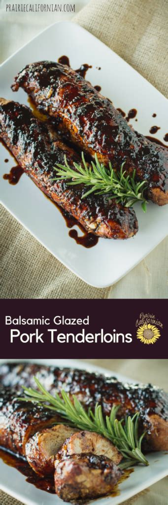 With just a few ingredients, you can transform pork tenderloin into a memorable meal. Balsamic Glazed Pork Tenderloins | Recipe | Pork ...