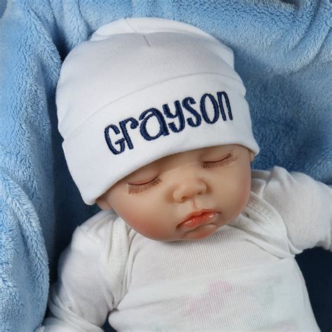 Personalized baby hat micro preemie / preemie / newborn / | Etsy