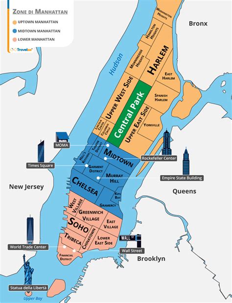 New York Mappa Turistica Cosa Vedere Nello New York Oltre Manhattan