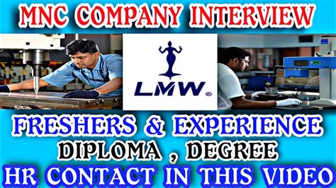 Lakshmi Machine Works Lmw Coimbatore Jobs Permanent Jobs For
