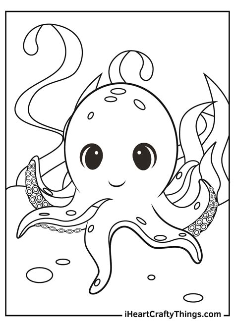 Printable Octopus Coloring Pages Updated 2021