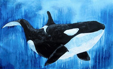 Orca Whale Painting