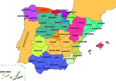 Pz C Mapa España