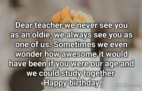 160 Happy Birthday Wishes For Teacher Heart Touching Messages