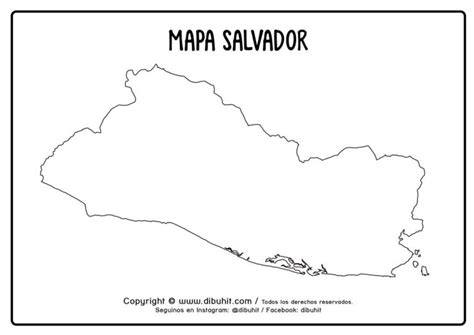 Mapa De El Salvador Dibuhit