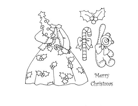 Free Dearie Dolls Digi Stamps Paper Doll Clotheschristmas