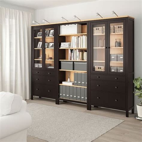 Hemnes Bookcase Light Brown Bookshelf Bookshelf Design