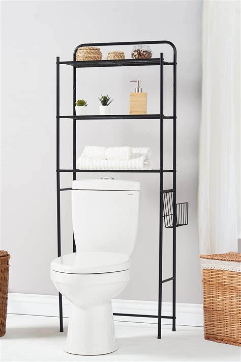 Buy Oikos 3 Tier Over Toilet Bathroom Organizer Bathroom Shelf Over Toilet Space Saver