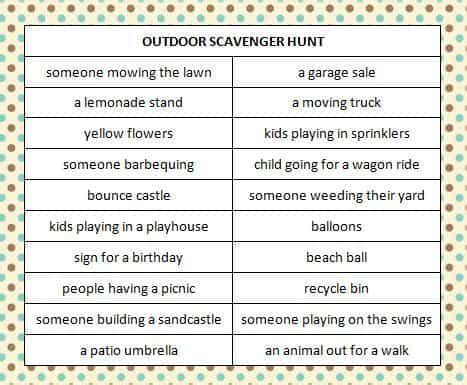 These free printable easter scavenger hunt clues are so much fun! Outdoor Scavenger Hunt - Moms & Munchkins