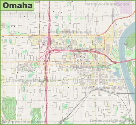 Omaha Zip Code Map Printable