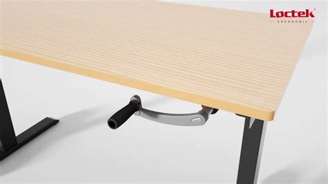 Manual manually operated standing desks often lack this ability. HT212 Manual Height Adjustable Desk - YouTube