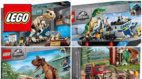 New Jurassic World Camp Cretaceous Season 3 Lego Sets Revealed 2021 Youtube