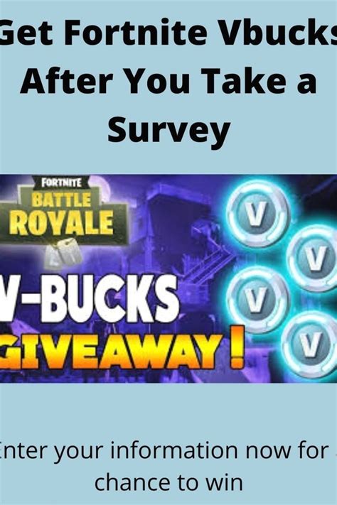 Get Fortnite Vbucks After You Take A Survey In 2021 Fortnite Bucks