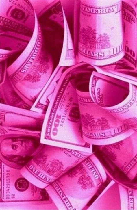 Follow the vibe and change your wallpaper every day! pink, money, and wallpaper image | Hot pink wallpaper