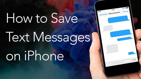 How To Save Text Messages From Iphone To Iphone Snomoon