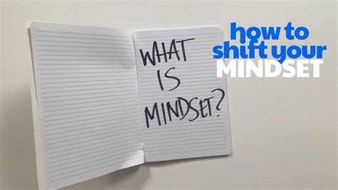 How Do You Change Your Mindset Youtube