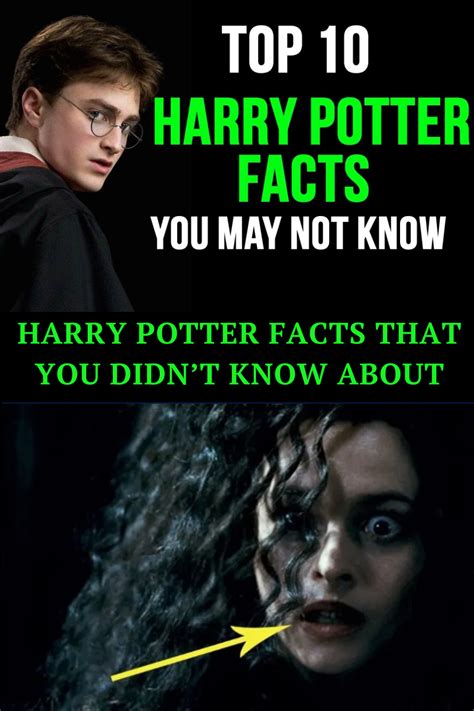 Harry Potter Facts That You Didnt Know About In 2020 Potter Facts