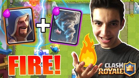 The best choice is to either place your troops behind him or in the. Tornado Wizard COMBO! | Clash Royale | Earth, Wind ...