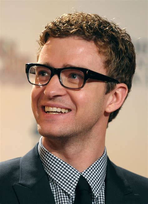Justin Timberlake Straightened His Hair You Like Geek Chic Glasses