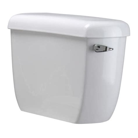 Zurn 16 Gpf Dual Flush Toilet Tank With Right Hand Trip Lever White At