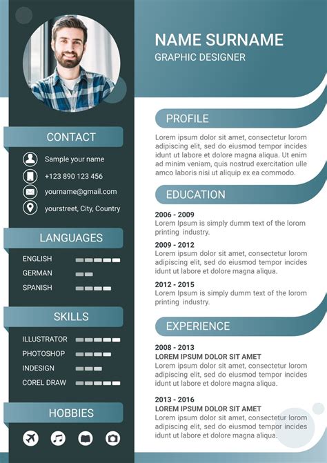 How to use curriculum vitae in a sentence. Currículo - Curriculum Vitae (Personalizado) no Elo7 ...