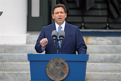 Desantis Takes Aim At Federal Government As He Is Sworn In To Second Term The Washington Post