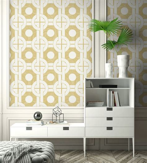 seabrook mindy gold and white wallpaper decoratorsbest metallic wallpaper white home decor
