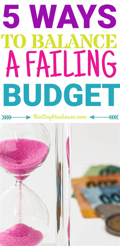 Genius Ways To Fix A Failing Budget For Good Budgeting Budgeting