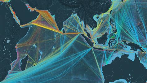An Incredible Visualisation Of Global Shipping Traffic Created By Kiln