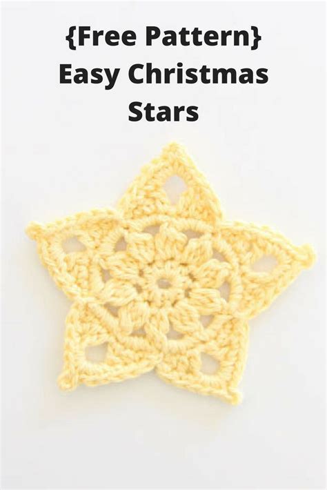 Crochet Easy Christmas Stars We Are Want To Say Thanks If