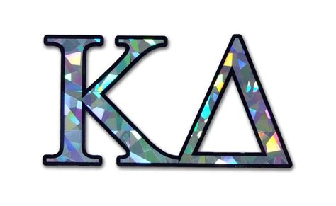 Kappa Delta Sorority Reflective Decal Kappa Delta Sorority Kappa