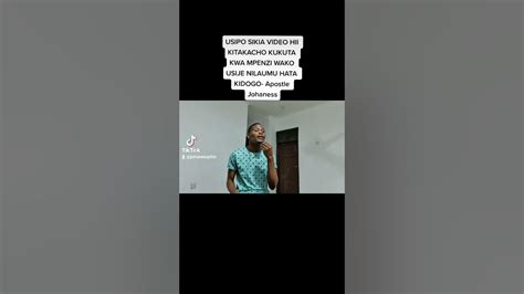 Usipo Sikia Video Hii Kitakacho Kukuta Kwa Mpenzi Wako Usije Nilaumu