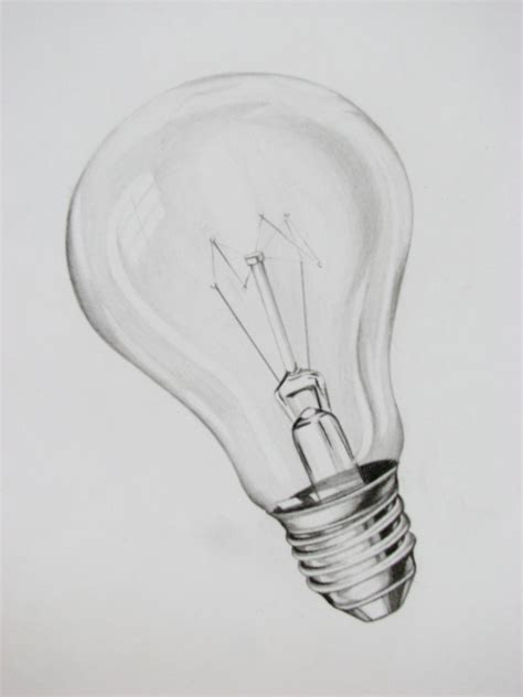 Light Bulb Light Bulb Drawing Ink Pen Drawings A Level Art Themes