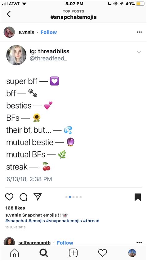 Snapchat Friend Emojis And Names