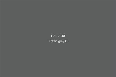 RAL 7043 Colour Traffic Grey B RAL Grey Colours RAL Colour Chart UK
