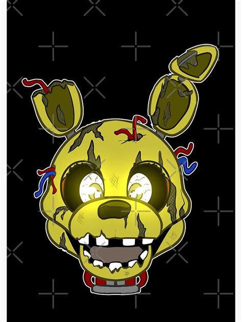 Fnaf Spring Trap Spiral Notebook For Sale By Sciggles Redbubble