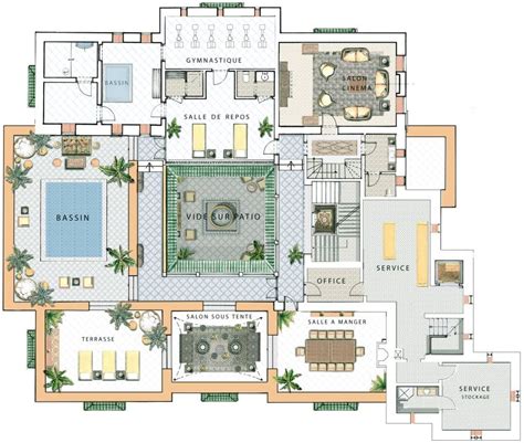 Royalmansour Maison Avec Patio Plan De Maison Avec Patio Plans De