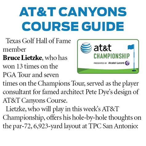Tpc San Antonio Atandt Canyons Course Overview San Antonio Express News