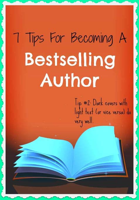 7 tips for becoming a bestselling author schreiben