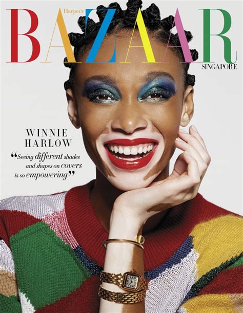 Harpers Bazaar Singapore May 2018 Winnie Harlow By Yu Tsai Vogue