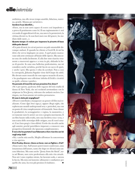 Jennifer Lopez Elle Italy 10262019 Issue Celebmafia