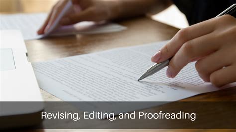 The Differences Between Revising Editing And Proofreading — Michelle