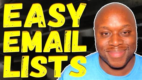 Easy Way To Get Emails How To Build An Email List For Affiliate