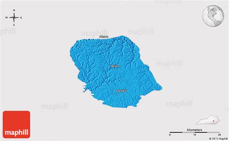 Political 3d Map Of Jackson County Cropped Outside